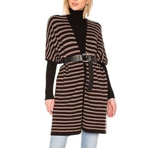 NWT Lovers + Friends Ventura Poncho Long Cardigan Size Small Oversized